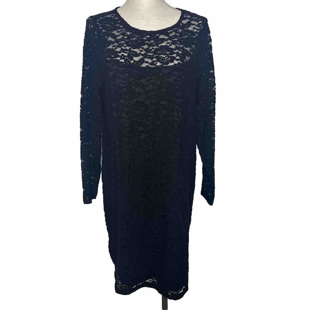 New Torrid Black Lace Sheath Dress Size 1X 14-16